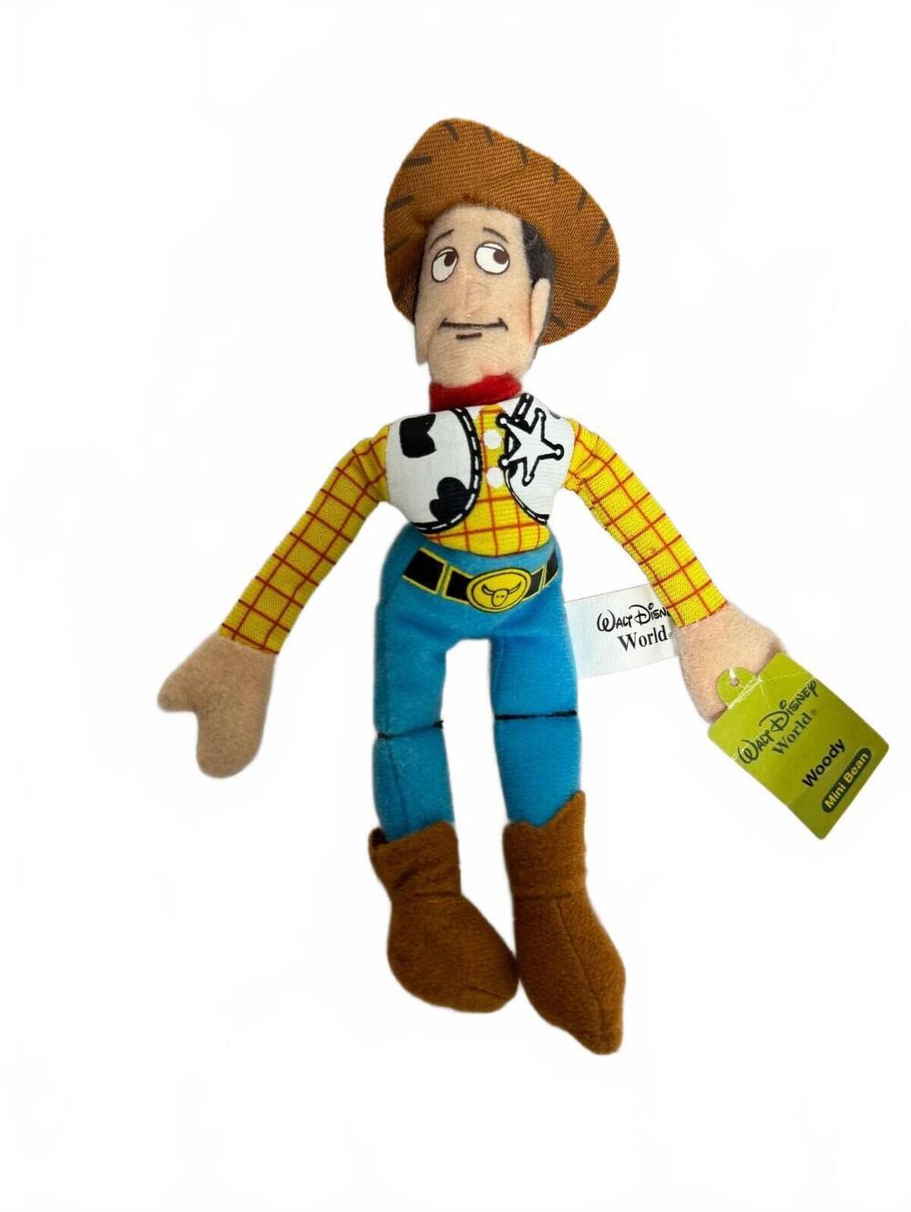 Disney World Woody Mini Bean Plush Kellogg's Toy Story Cereal Premium 8 in